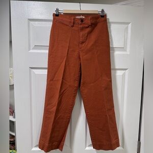 Madewell Twill Slim Wide-leg Pant
